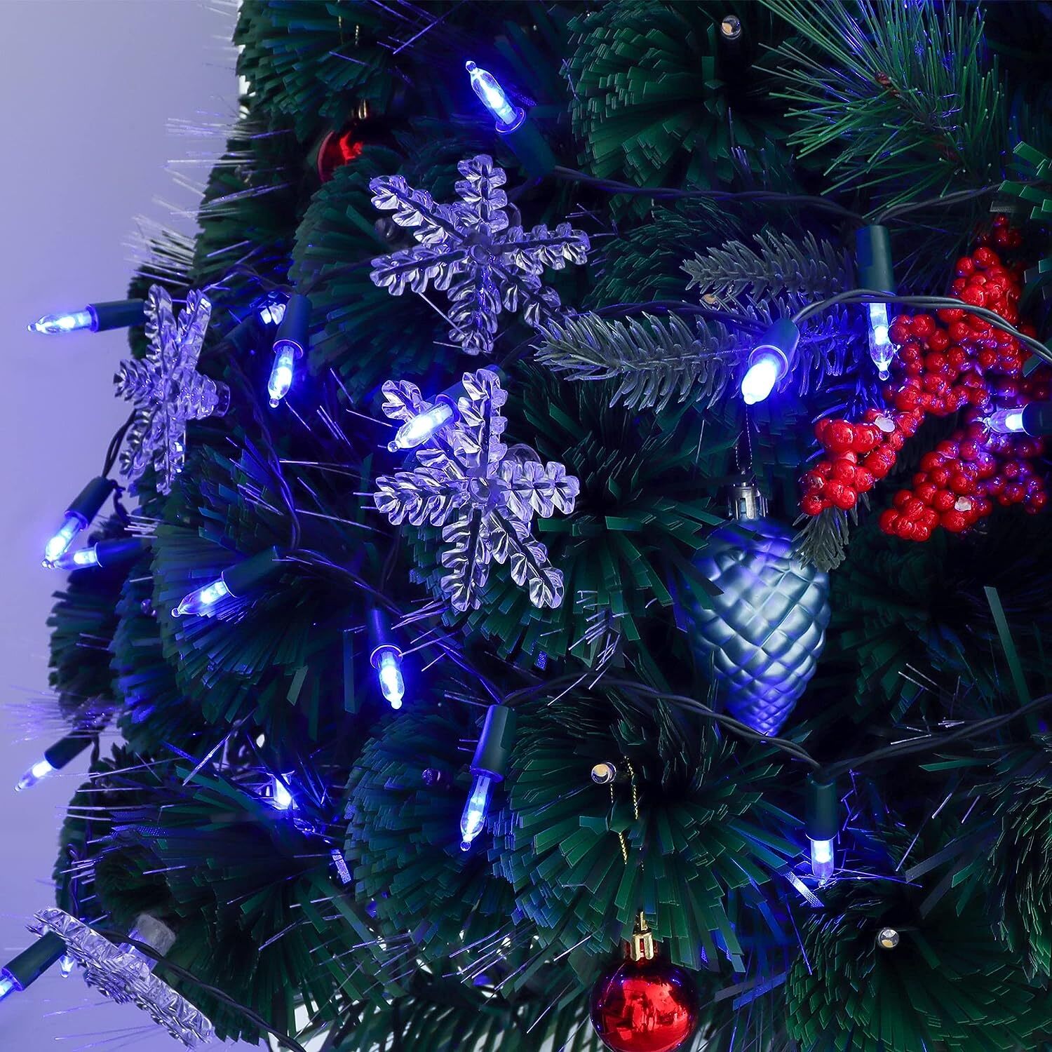 Christmas Tree Lights Auto Timer LED String Light Patio Party Wedding