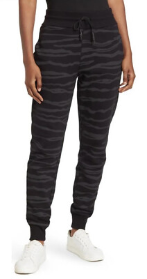 Roberto Cavalli Class Women Sweatpants Large Scale Tiger Stripes $285 Med