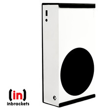 Xbox Series S wall mount bracket - STURDY Black Steel - quick install - UK Made 