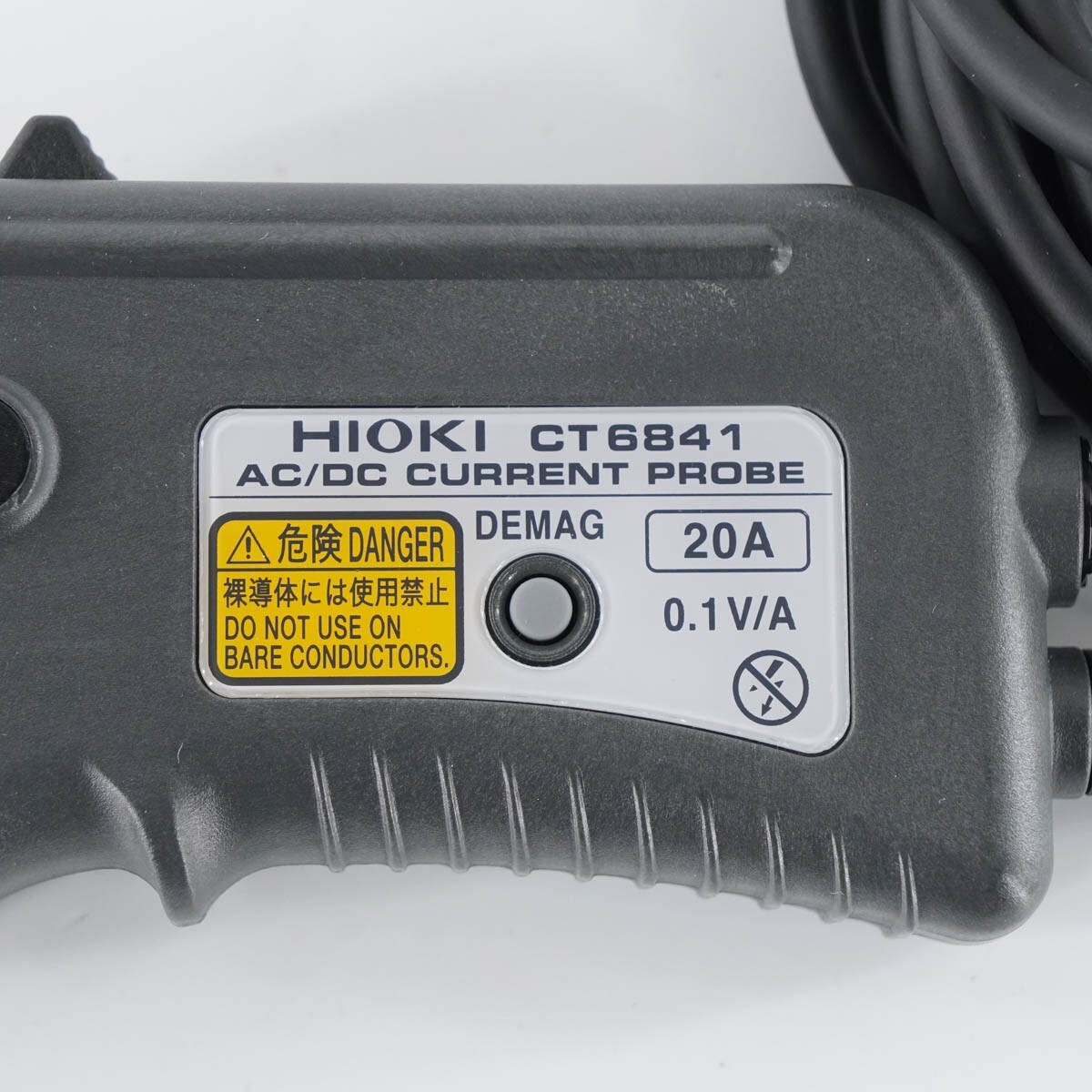 Hioki CT6841 AC/DC 20A Current Probe with Case Used Tested Hioki CT6841 AC/DC 20A Current Probe with Case Used Tested