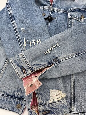 Kith Denim Military Bomber Blue デニム　ブルゾン KITH Ellis Denim Reversible Jacket Indigo Botanical Floral