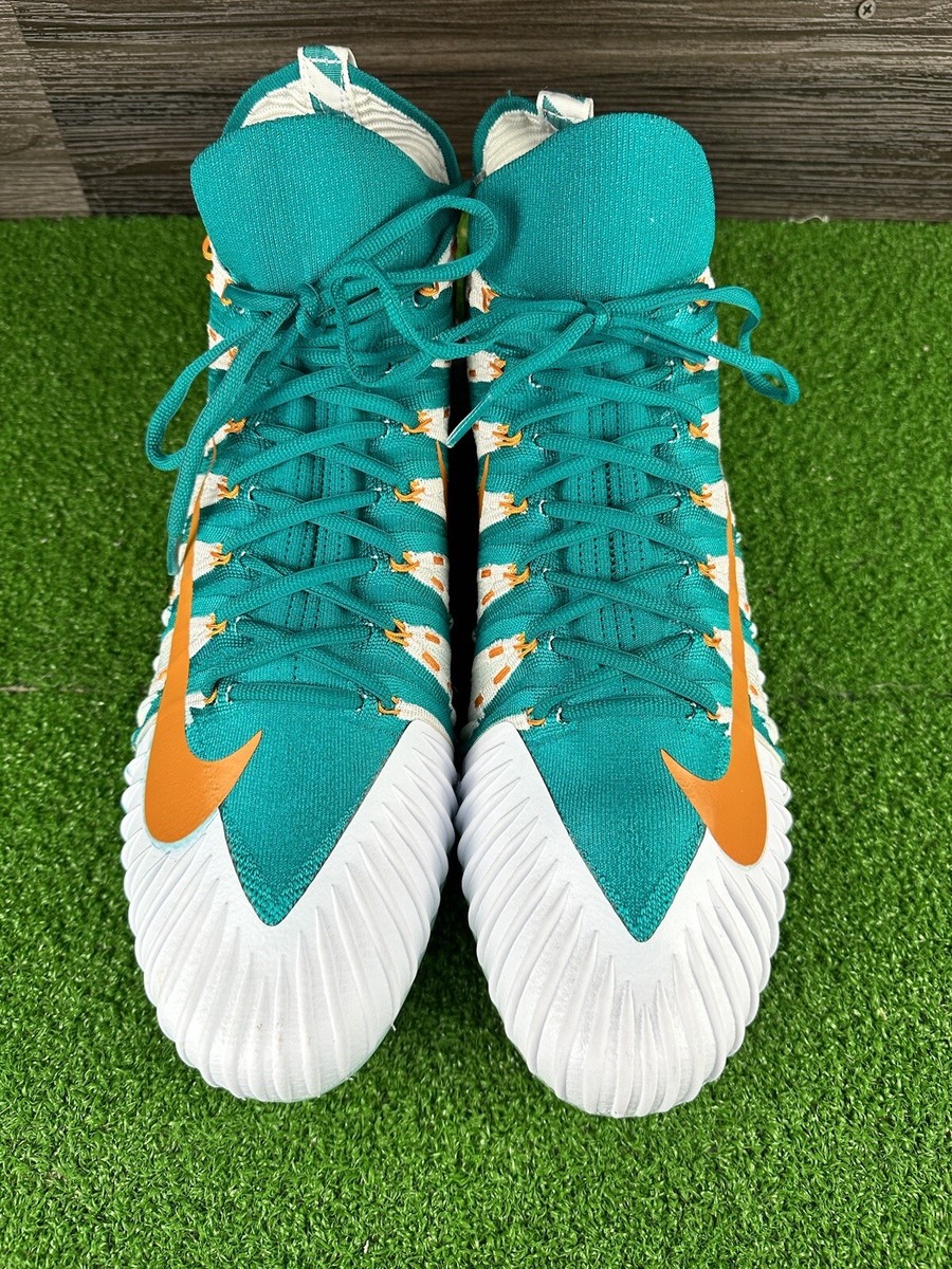 NEW NIKE ALPHA MENACE ELITE FOOTBALL CLEATS WHITE MIAMI  display picture 3
