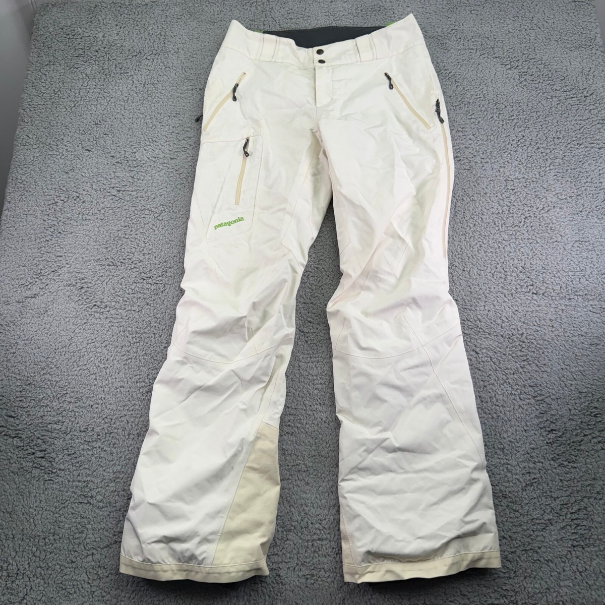Patagonia Pants Womens Medium Cream Gore Tex Insulated