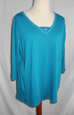 super Amy Jones Shirt Gr. 52/54 mit 3/4 Arm super für Garten oder Gassi gehen