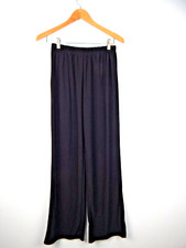 IC by Connie K Black Elastic Waist Straight Leg Pants Sz S