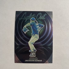 2022 Donruss Optic Lights Out #4 Jackson Kowar Kansas City Royals Card
