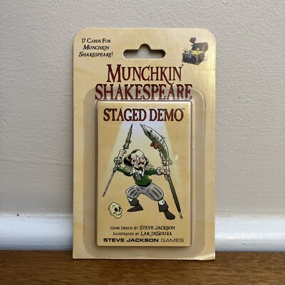 Munchkin Shakespeare Staged Demo Bag SJG New