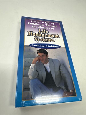 Anthony Robbins - Life Management Systems - New Sealed Rare OOP VHS Video Tape