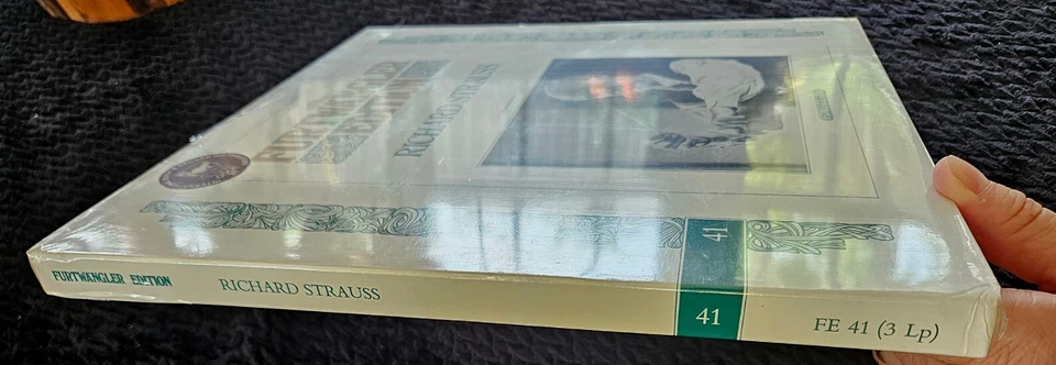 FURTWANGLER 3LPS RICHARD STRAUSS FLAGTAD FONIT CETRA LIVE 1944-54 SEALED - Image 3 of 3