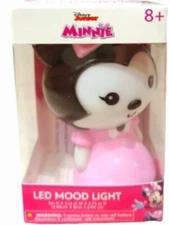 Idea Nuova Kid's LED Mood Light, 5", Minnie Mouse, Battery Operated/Included