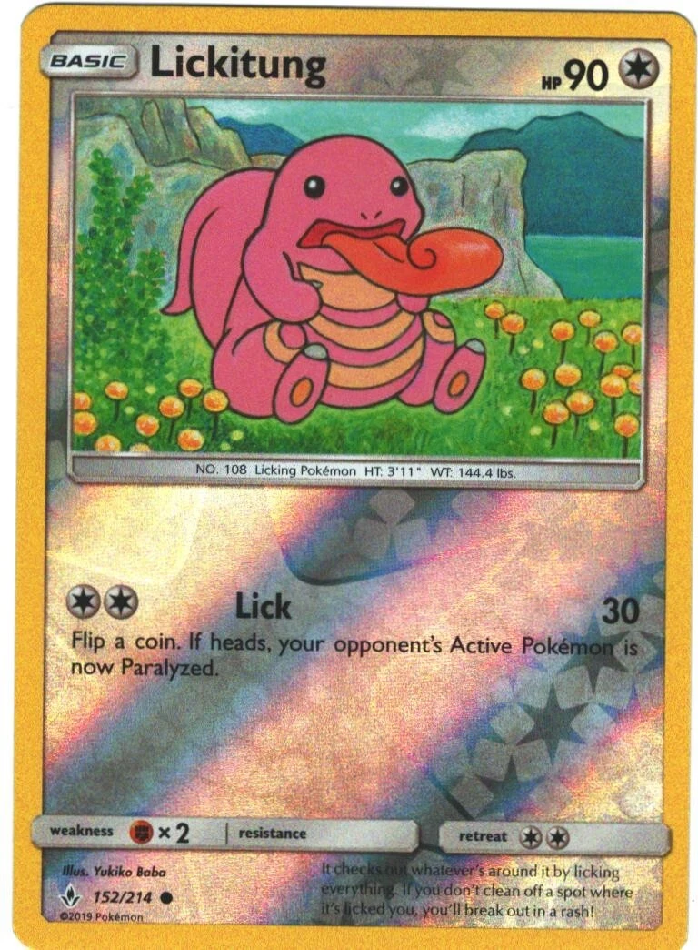 Lickitung 152/214 Sm-Unbroken Bonds