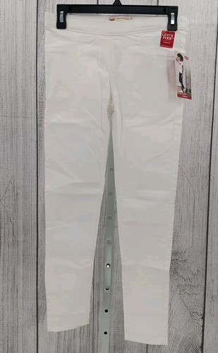 Woman's Juniors, Levis Stretch Pull On Jeggings White Size 12 (AB2-4)