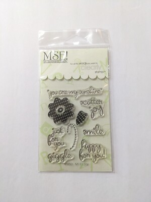 My Sentiments Exactly Joy Stamp Set M111