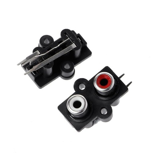 5 Pcs PCB Mount 2 Position Stereo Audio Video Jack RCA Female Connector Y - Picture 6 of 8