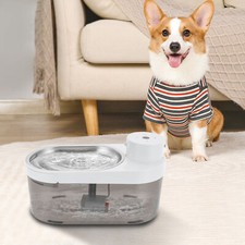 3 Water Outlet Modes Pet Water Fountain 4L Cordless Dog&Cat Drinking Fountain