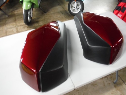 Corbin High Capacity Saddlebag Lids Doors Ardent Red Goldwing 2018-2025