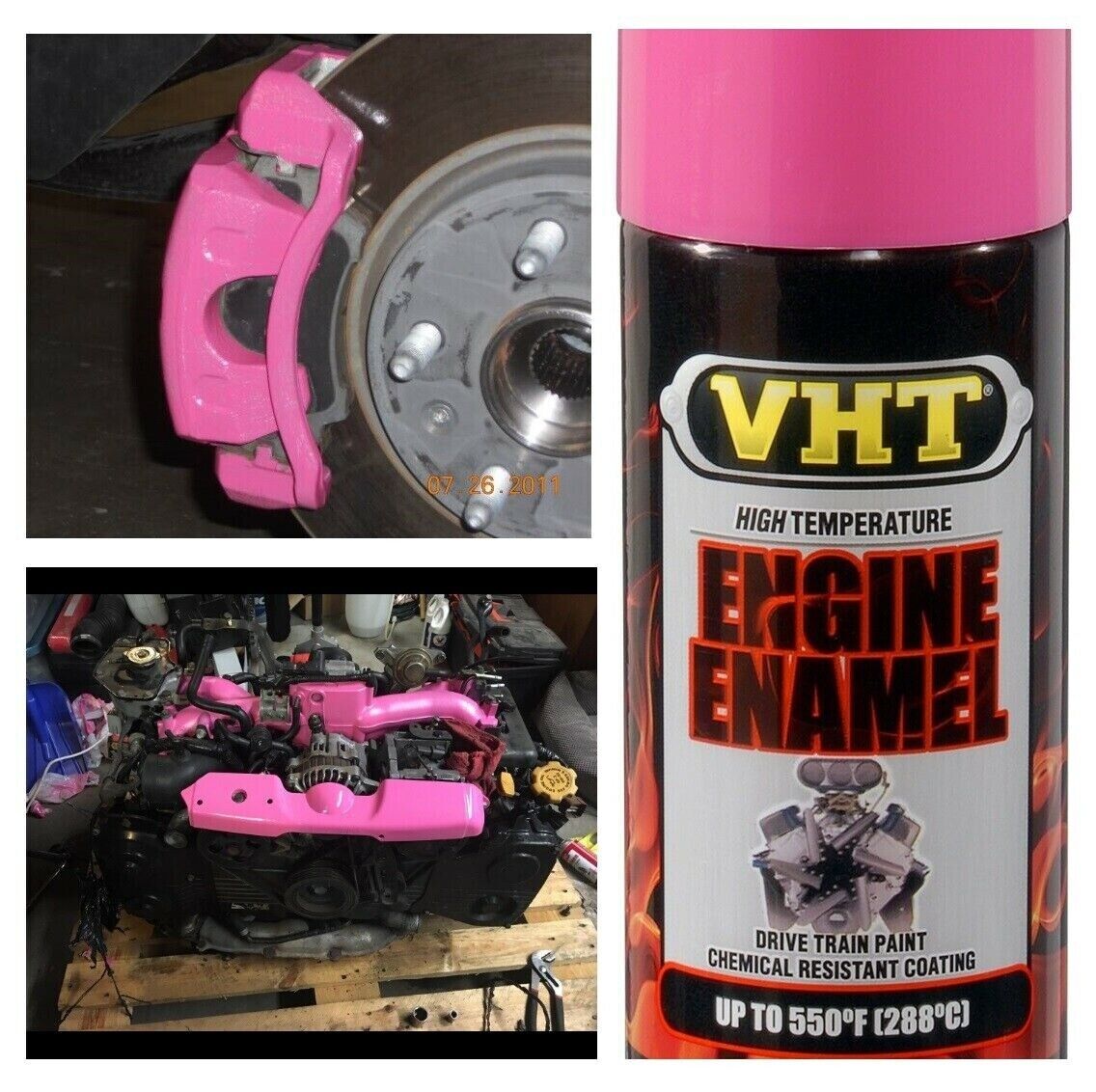 VHT - 11oz Hot Pink Automotive Heat Resistant Paint - 69640068 - MSC  Industrial Supply