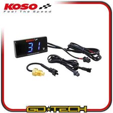 TERMOMETRO DIGITALE KOSO MOTO SCOOTER SENSORE TEMPERATURA ACQUA PT1/8 UNIVERSALE