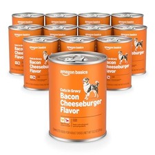 Basics Wet Dog Food, Bacon Cheeseburger Flavor, 13.2 oz (Pack of 12) 2.77 per gallon