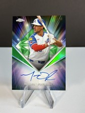 Matt Olson Chrome 2026 Diamond Green Refractor /99 Auto