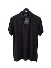 BNWT Men’s Barbour International Black Polo Shirt, UK Size Medium, Tagged
