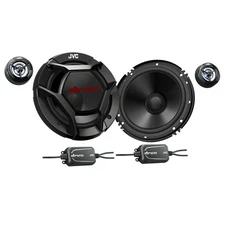 JVC CS-DR601C 300W Peak (60W RMS) 6.5 2-Way Component Speakers - Pair