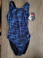NWT TYR Women's Hydra Maxfit Swimsuit - Blue Size 32