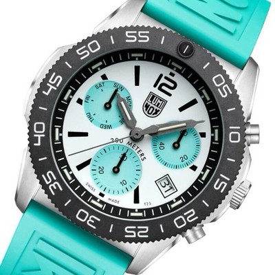 その他 minee3 Pastel Marine Luminox XS.3143.1 Pacific Diver Chrono Turquoise - Limited Edition