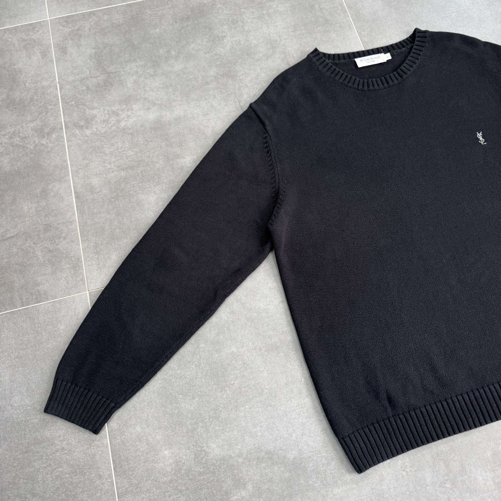 Maglione pullover vintage Yves Saint Laurent Pour Homme YSL taglia L