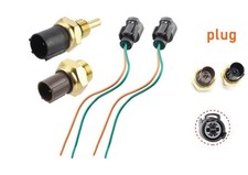 Cooling Fan Switch Coolant Temp Sensor Connector For Honda Civic 37760-P00-003