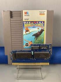 World Games (Nintendo NES) Authentic Cleaned Tested Work