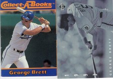 George Brett Lot of 2 Collectabook/ 1994 Upper Deck Ken Burns