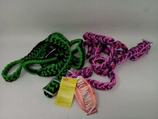 Showman 7' Braided Nylon Barrel Reins with Easy Grip Knots 27109-2 Qty.2