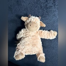 Retired Jellycat Fuddles Calf - 7" Rare Highland Cow Plush EUC FDM3CF