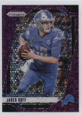 2024 Panini Prizm No Huddle Purple Prizm 37/49 Jared Goff #92 11ng