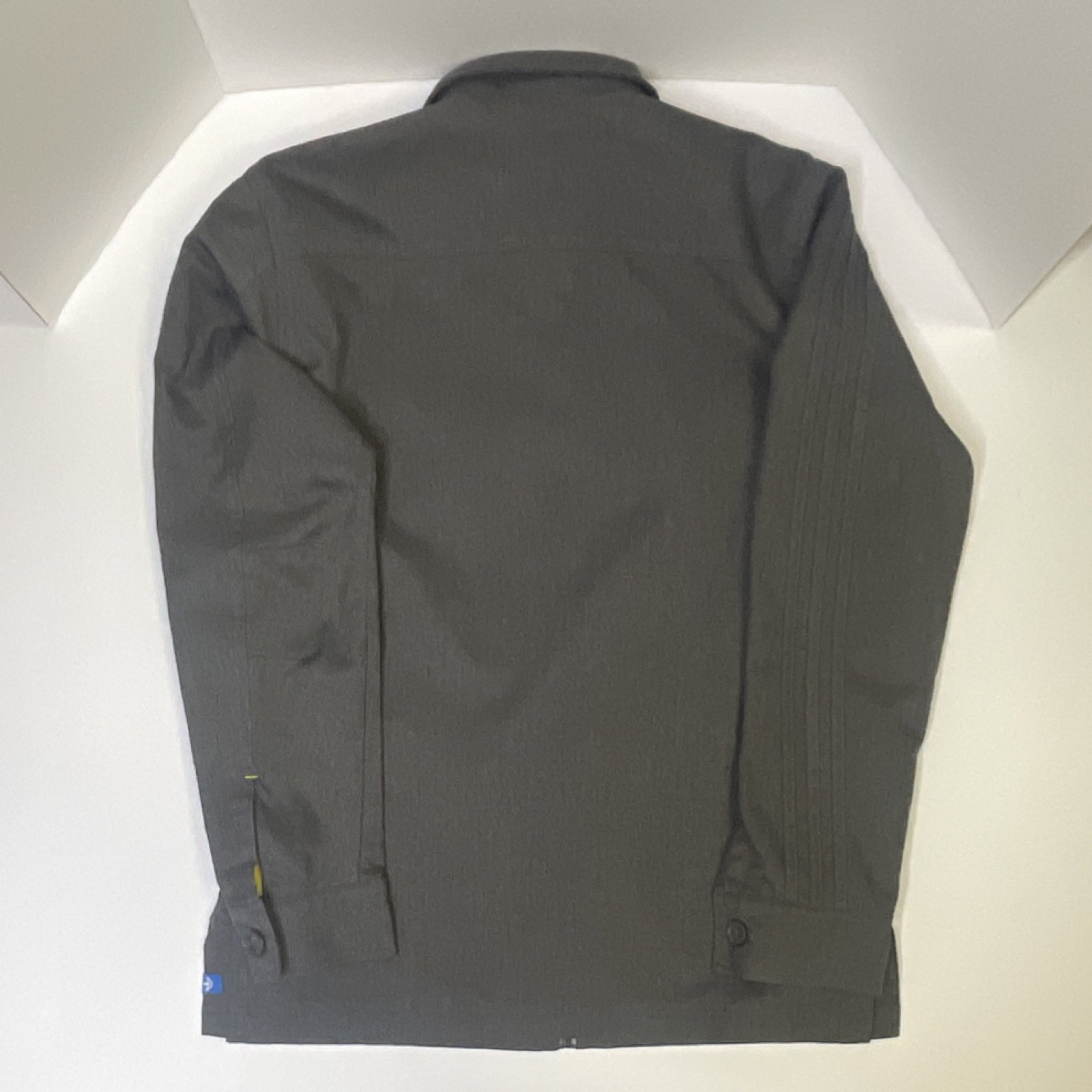 RARE Adidas Originals AO Workwear Cargo Utility Jacket Grey Yellow Mens Sz S image 2