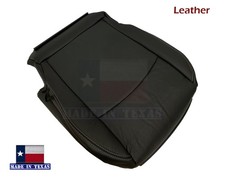 Passenger Bottom Black Leather Seat Cover For Dodge Ram 1500 Laramie 2013-2018