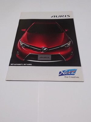 Toyota Auris 2012 brochure catalog, used, slight wear and tear