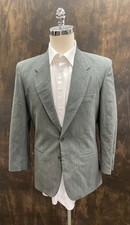 valentino UOMO Made in Italy Vintage 2-Button Wool Suit Jacket in Gray Size 40 R