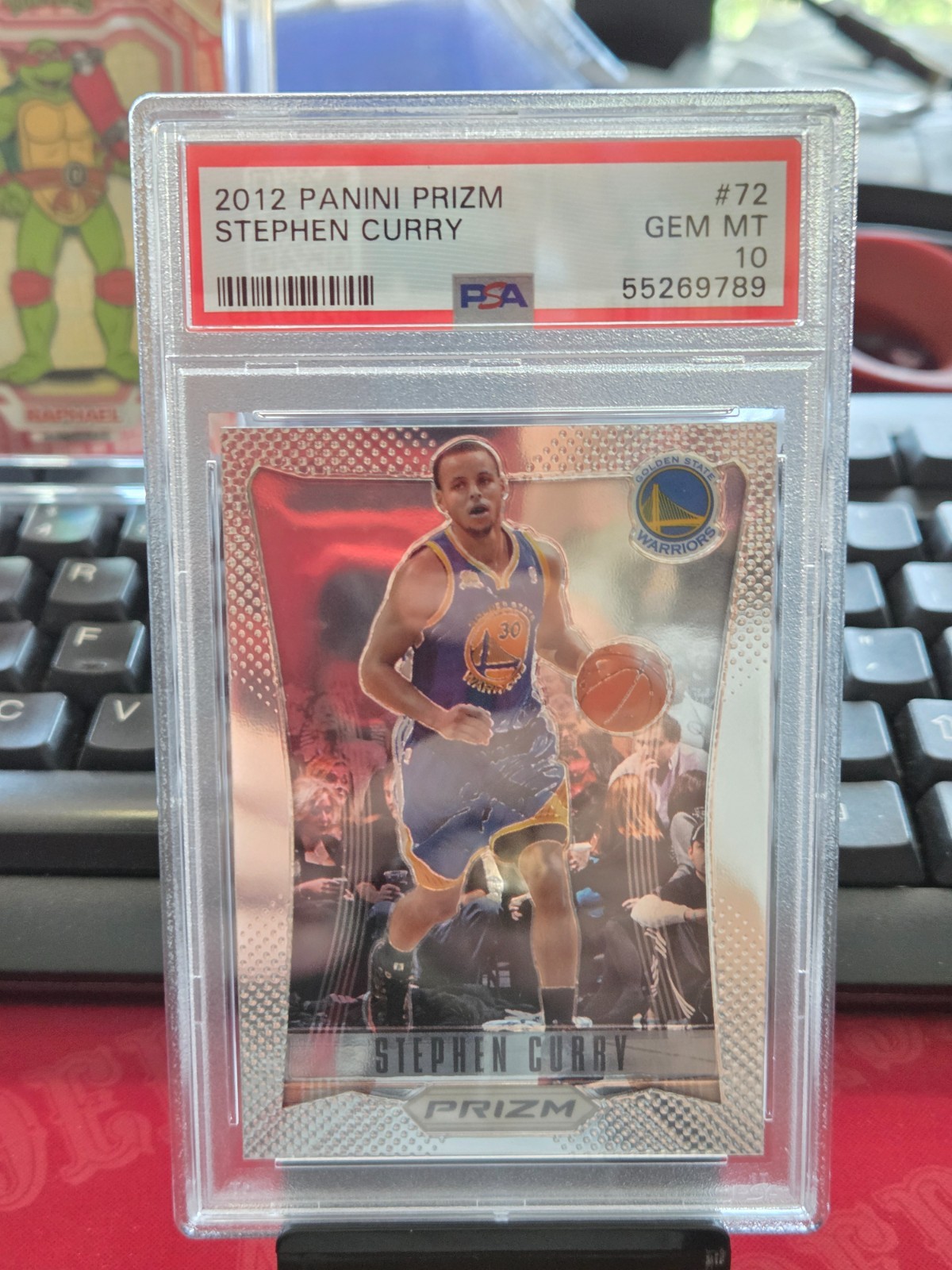 2012 PRIZM #72 STEPHEN CURRY PSA 10 GEM MT (1ST PANINI PRIZM)