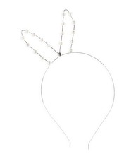 Aeropostale Womens Bunny Ear Hair Headband, Grey, One Size