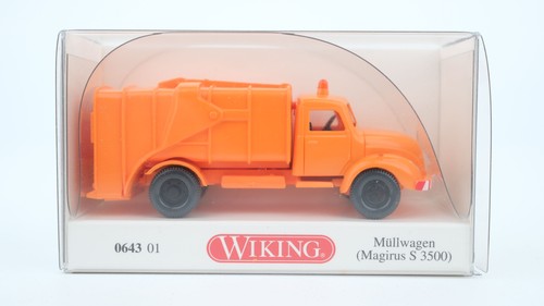 Camión de basura Wiking H0 064301 Magirus S 3500 | Zustand: Gebraucht