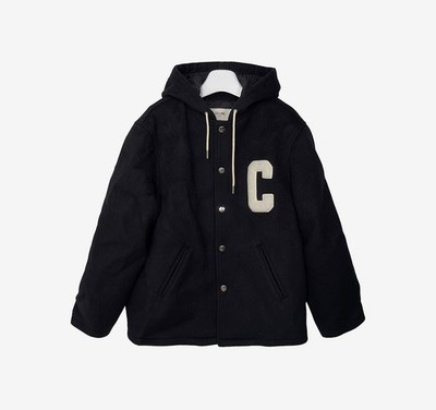 Celine Kapuzenjacke mit Logo Patch 2V04L553R 157570091