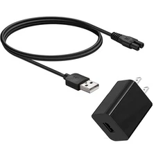 USB Charging Cable Wall Adapter Compatible with Sminiker Pet Hair Clipper Pro...