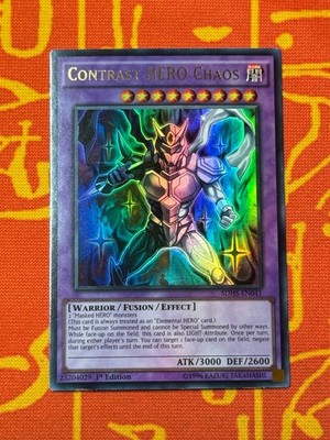 YUGIOH KONTRASTHELD CHAOS ULTRA RARE 1.AUFLAGE EXCELLENT SDHS-DE041