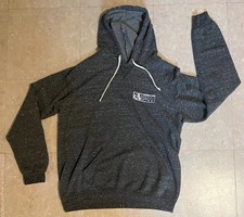 Jerzees Hoodie Sweatshirt Men's Large Pullover, Gray, Front Pocket