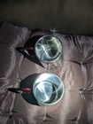 Set Of Two Campfire Drinking Team Mugs, Stainless Steel, Red Caribbeaner Handle — photo 4