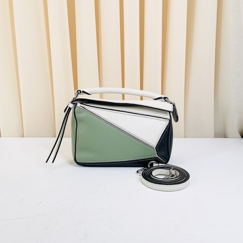 Loewe Puzzle Mini Bag Multi-Color Calfskin ebayAG Auth