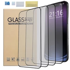 Clear Tempered Glass Screen Protector For For Apple iPhone 17/17 Air/Pro/Pro Max
