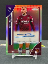 2025-26 Topps Chrome Premier League Jarrod Bowen Auto West Ham United